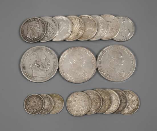 Konvolut Silbermünzen Kaiserreich - photo 1