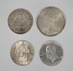 Konvolut Silbermünzen Weimarer Republik