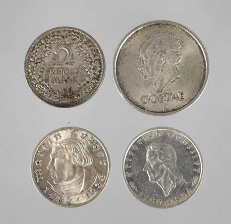 Konvolut Silbermünzen Weimarer Republik - Foto 1