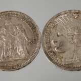 Zwei Silbermünzen Frankreich - фото 1