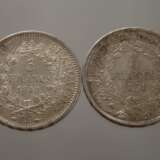 Zwei Silbermünzen Frankreich - Foto 3