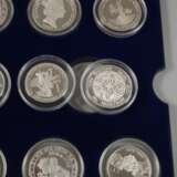 Konvolut Silbermünzen Vereinte Nationen - Foto 2