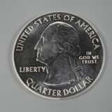 5 Unzen Silbermünze Quarter Dollar - photo 5