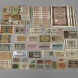 Konvolut alte Geldscheine, Notgeld und Aktien - Foto 1