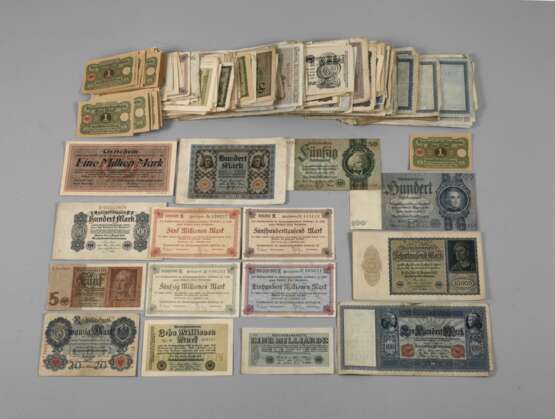 Konvolut alte Geldscheine - Foto 1