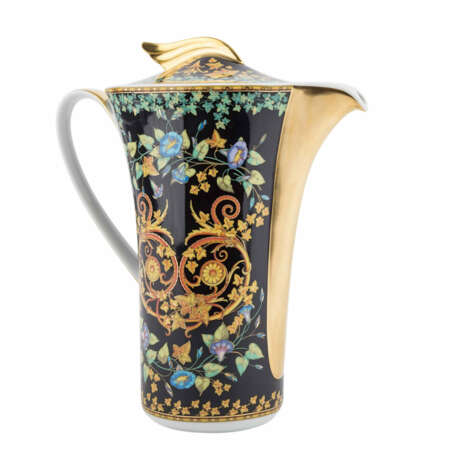 ROSENTHAL meets VERSACE Kaffeeservice f. 6 Personen 'Gold Ivy', 20. Jahrhundert - Foto 3