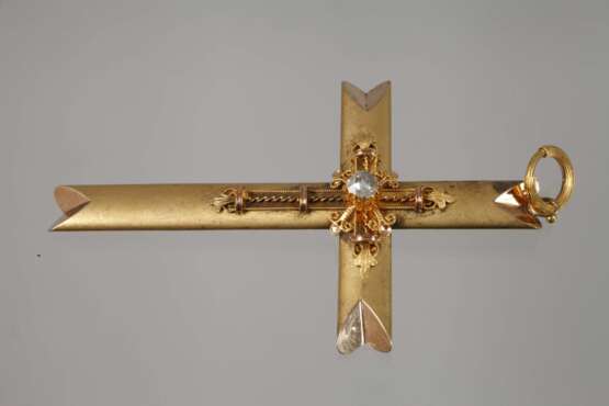 Kreuz mit Diamantrose - photo 2