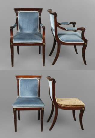 Vier klassizistische Stühle - Foto 1