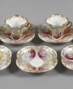Product catalog. Nymphenburg vier Mokkatassen Weichmalerei