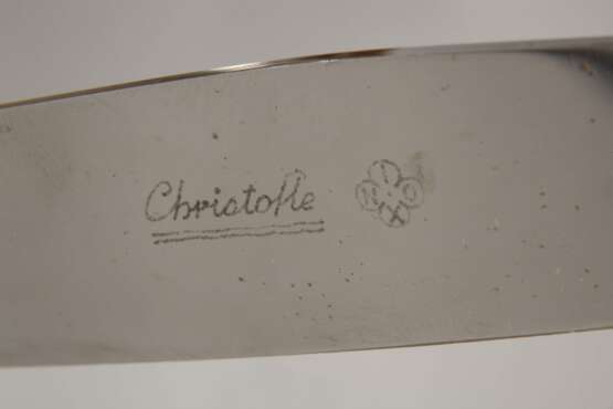 Orfèvrerie Christofle Besteck "Boreal" im Kasten - Foto 9