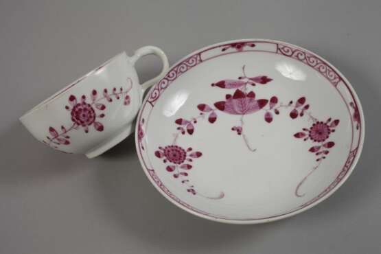 Meissen Tasse mit Untertasse Marcolinizeit - photo 2