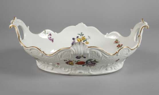 Meissen Henkelschale Blumenmalerei - photo 1