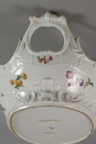 Meissen Henkelschale Blumenmalerei - photo 3