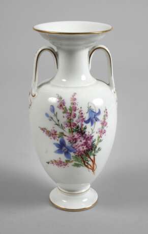 Meissen kleine Vase "Naturalistische Blume" - Foto 1