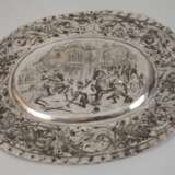 Silber Reliefplatte Historismus - Foto 3