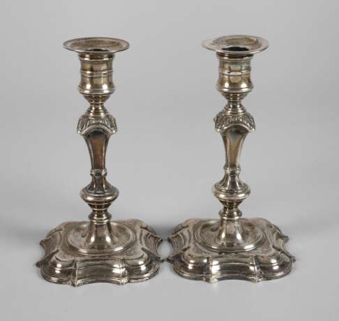 Silber Paar Leuchter Tiffany - фото 1