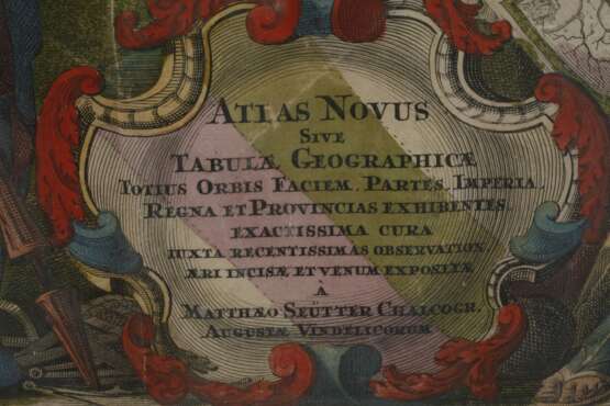 Matthäus Seutter, Titelblatt Atlas Geographicus - Foto 3