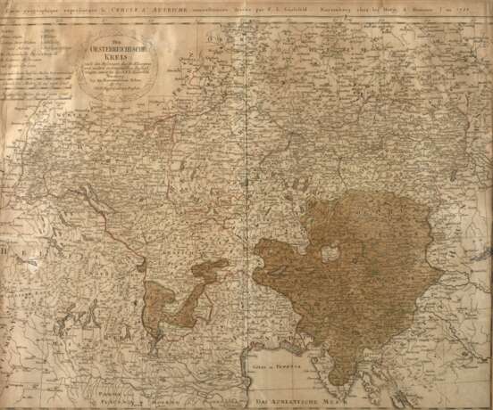 Homanns Erben, Karte "Der österreichische Kreis" - фото 1
