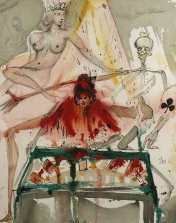 Salvador Dali, Die Karten sagen Carmens Tod voraus - Foto 1