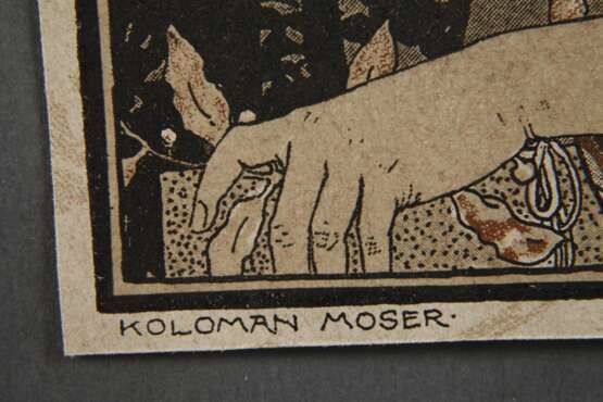 Koloman Moser, Lesendes Mädchen - Foto 3