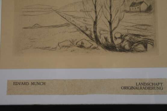 Edvard Munch, "Norwegische Landschaft" - Foto 3