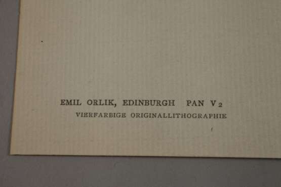 Prof. Emil Orlik, "Edinburgh" - Foto 3