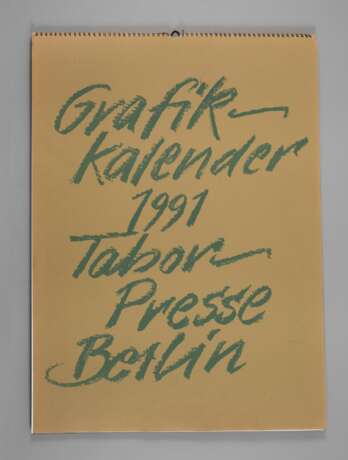 Graphikkalender der Taborpresse Berlin - photo 1