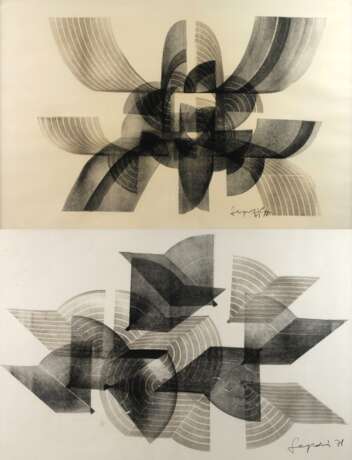 György Segesdi, Zwei geometrische Kompositionen - Foto 1