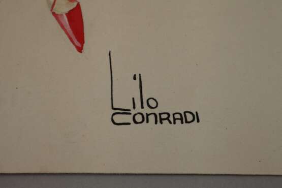 Lilo Conradi, Paar Art déco-Modeentwürfe - Foto 4