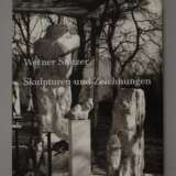 Werner Stötzer, Buch mit aquarellierter Zeichnung - Foto 3