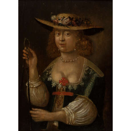 MALER des 17./18. Jahrhundert (wohl Norddeutschland), Paar Portraits, - photo 3
