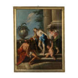 ITALIENISCHER KÜNSTLER 18./19. Jahrhundert, "Ceres und Herkules vor dem Tempel", - Foto 2