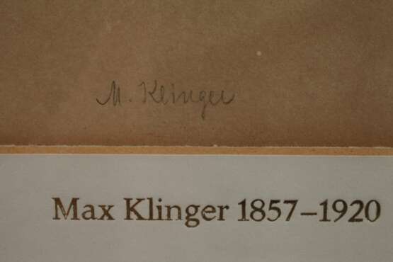 Prof. Max Klinger, "Weiblicher Akt" - photo 3