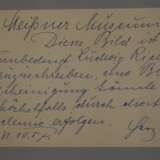 Prof. Ludwig Richter Autograph auf Visitenkarte - photo 5