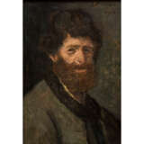 MORODER, Josef (auch Moroder-Lusenberg, 1846-1939, südtiroler Maler), "Bärtiger Herr mit Pelzkappe", - photo 1