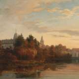 Ludwig Menke, Schloss in Detmold am Abend - photo 1