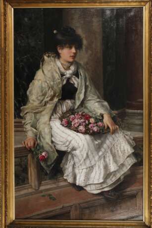 Franz Ruben, "Venezianische Blumenverkäuferin" - фото 2