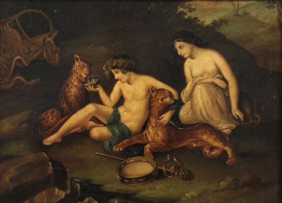 Dionysos und Ariadne tränken ihre Leoparden - Foto 1