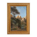 DRAMARD, GEORGES DE (1839-1900), "Mediterrane Stadt mit Burg", wohl Sintra/Portugall, - photo 2