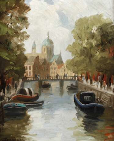 Erich Demmin, An einer Gracht in Amsterdam - photo 1