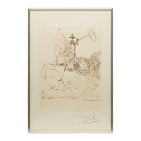 DALI, Salvador, NACH (S. Durchmesser: 1904-1989), "Don Quichotte", - photo 2