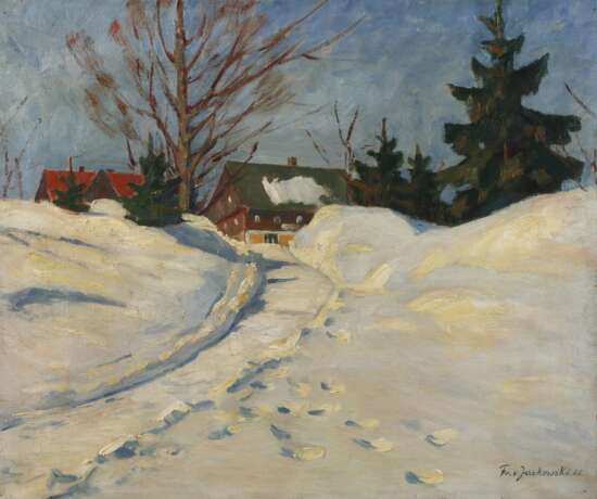 Franz von Jackowski, Lichte Winterlandschaft - photo 1