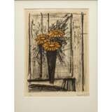BUFFET, BERNARD (1928-1999). "Blumen in Vase am Fenster", - фото 1