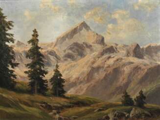 Albert Reinhardt, Blick auf die Alpspitze