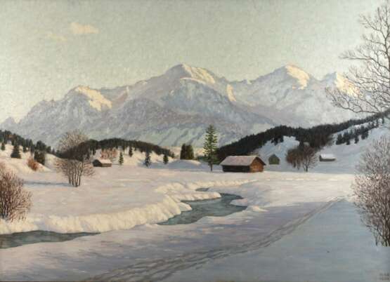 Alexander Weise, "Winter im Gebirge" - Foto 1