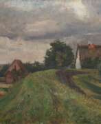 Каталог товаров. Baich &amp;quot;Dorflandschaft&amp;quot;, Öl/ Karton, sign. u.l., rückseitig mit Widmung von 1935, 32x46 cm, Rahmen