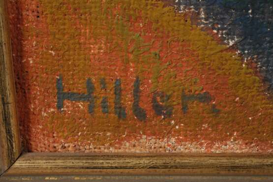Hiller, Expressionistische Berglandschaft mit See - Foto 3