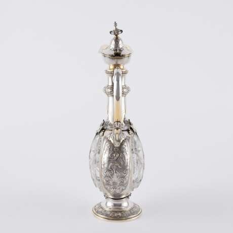 Eduard Schürmann. LARGE DECANTER WITH SILVER MOUNT - фото 3