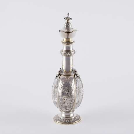 Eduard Schürmann. LARGE DECANTER WITH SILVER MOUNT - фото 5