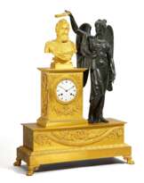 Louis Lagrange. BRONZE MONUMENTAL PENDULUM CLOCK WITH BUST OF HENRY IV AND VICTORIA
